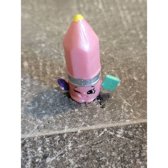 Shopkins moose mini pink pencil toy figure - Picture 1 of 3